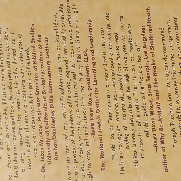 Biblical Literacy by Rabbi Joseph Telushkin - Picture 7 of 12